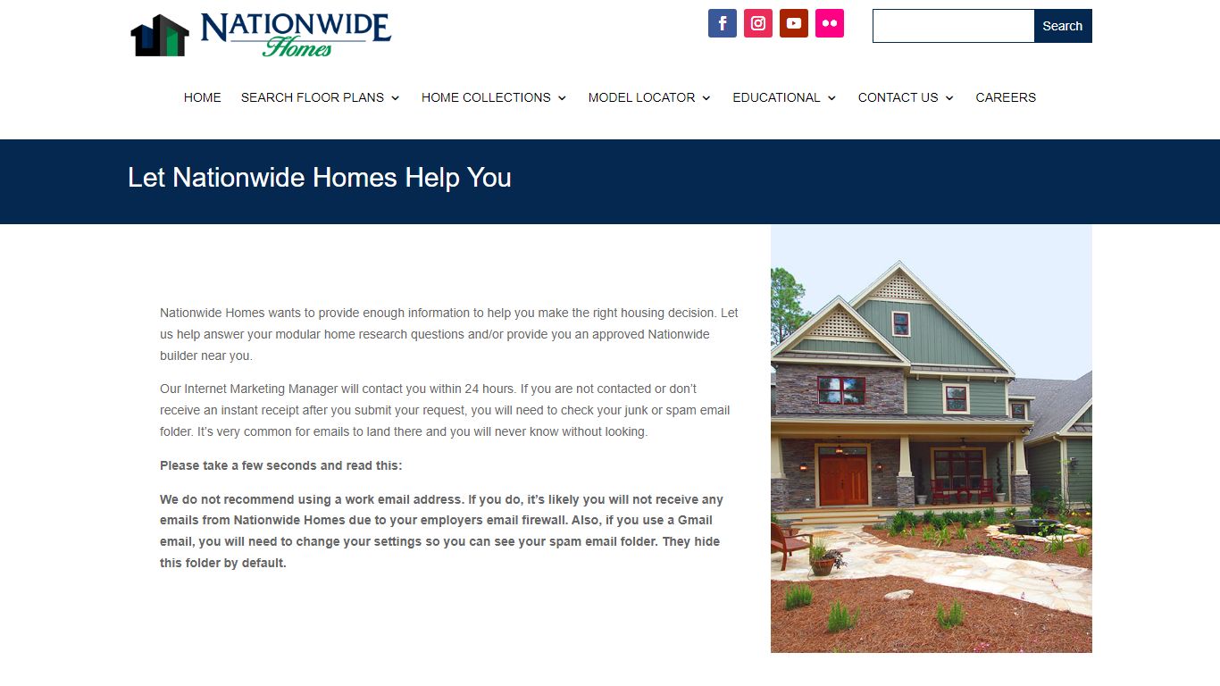 Contact Us - Nationwide Homes